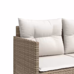 VidaXL 368330 chaise d'extérieur Linge Siège rembourré Polyuréthane, Acier Crème, Blanc - Vue supplémentaire 7