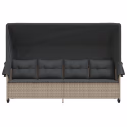 VidaXL 368331 chaise d'extérieur Linge Siège rembourré Polyuréthane, Acier Gris - Vue supplémentaire 5