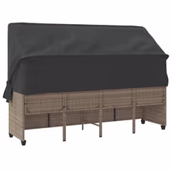 VidaXL 368331 chaise d'extérieur Linge Siège rembourré Polyuréthane, Acier Gris - Vue supplémentaire 7