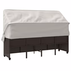 VidaXL 368336 chaise d'extérieur Linge Siège rembourré Polyuréthane, Acier Crème, Blanc - Vue supplémentaire 7