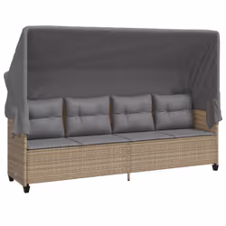 VidaXL 368338, Linge, Siège rembourré, Polyuréthane, Acier, Gris, 110 kg, 2 m