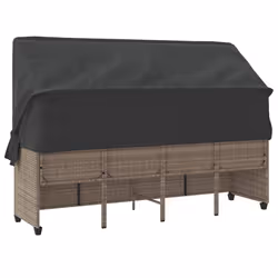 VidaXL 368340 chaise d'extérieur Linge Siège rembourré Polyuréthane, Acier Gris - Vue supplémentaire 7
