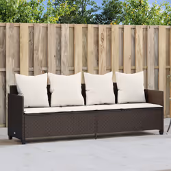 VidaXL 368345 chaise d'extérieur Linge Siège rembourré Polyuréthane, Acier Crème, Blanc