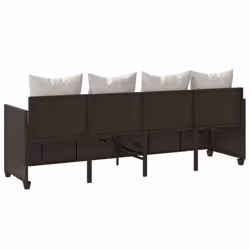 VidaXL 368345 chaise d'extérieur Linge Siège rembourré Polyuréthane, Acier Crème, Blanc - Vue supplémentaire 7