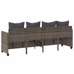 VidaXL 368346 chaise d'extérieur Linge Siège rembourré Polyuréthane, Acier Gris - Vue supplémentaire 7