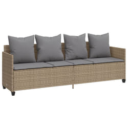 VidaXL 368347 chaise d'extérieur Linge Siège rembourré Polyuréthane, Acier Gris
