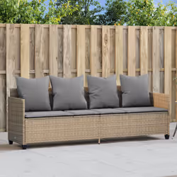VidaXL 368347 chaise d'extérieur Linge Siège rembourré Polyuréthane, Acier Gris