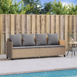 VidaXL 368347 chaise d'extérieur Linge Siège rembourré Polyuréthane, Acier Gris
