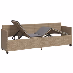 VidaXL 368347 chaise d'extérieur Linge Siège rembourré Polyuréthane, Acier Gris - Vue supplémentaire 4