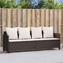 VidaXL 368354 chaise d'extérieur Linge Siège rembourré Polyuréthane, Acier Crème, Blanc