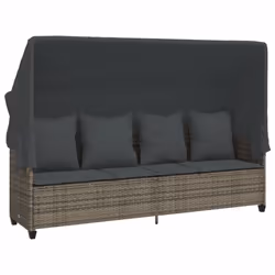 VidaXL 368355, Linge, Siège rembourré, Polyuréthane, Acier, Gris, 110 kg, 2 m