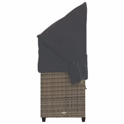 VidaXL 368355 chaise d'extérieur Linge Siège rembourré Polyuréthane, Acier Gris - Vue supplémentaire 7