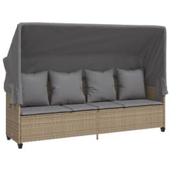 VidaXL 368356 chaise d'extérieur Linge Siège rembourré Polyuréthane, Acier Gris