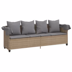 VidaXL 368356 chaise d'extérieur Linge Siège rembourré Polyuréthane, Acier Gris - Vue supplémentaire 4