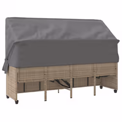 VidaXL 368356 chaise d'extérieur Linge Siège rembourré Polyuréthane, Acier Gris - Vue supplémentaire 8