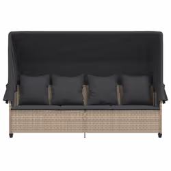 VidaXL 368358 chaise d'extérieur Linge Siège rembourré Polyuréthane, Acier Gris - Vue supplémentaire 6