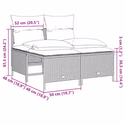 VidaXL 368372 ensemble de meubles de jardin - Vue supplémentaire 7