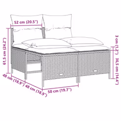 VidaXL 368373 ensemble de meubles de jardin - Vue supplémentaire 7