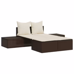 VidaXL 368390, Linge, Siège rembourré, Polyuréthane, Acier, Crème, Blanc, 110 kg, 1040 mm