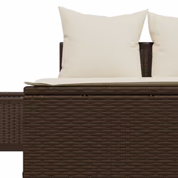 VidaXL 368390 chaise d'extérieur Linge Siège rembourré Polyuréthane, Acier Crème, Blanc - Vue supplémentaire 7