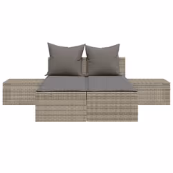 VidaXL 368391 chaise d'extérieur Linge Siège rembourré Polyuréthane, Acier Gris - Vue supplémentaire 4