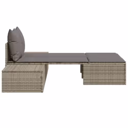 VidaXL 368391 chaise d'extérieur Linge Siège rembourré Polyuréthane, Acier Gris - Vue supplémentaire 5