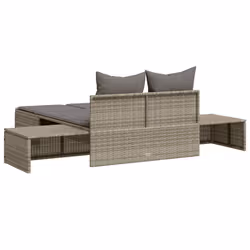 VidaXL 368391 chaise d'extérieur Linge Siège rembourré Polyuréthane, Acier Gris - Vue supplémentaire 6