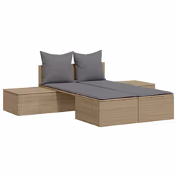 VidaXL 368392, Linge, Siège rembourré, Polyuréthane, Acier, Gris, 110 kg, 1040 mm
