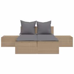VidaXL 368392 chaise d'extérieur Linge Siège rembourré Polyuréthane, Acier Gris - Vue supplémentaire 4