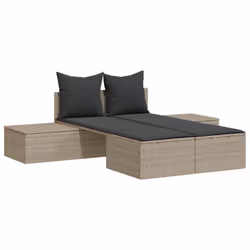 VidaXL 368394, Linge, Siège rembourré, Polyuréthane, Acier, Gris, 110 kg, 1040 mm