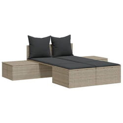 VidaXL 368394 chaise d'extérieur Linge Siège rembourré Polyuréthane, Acier Gris