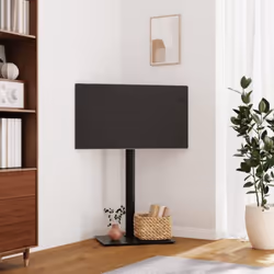 Ce meuble TV d'angle offre une solution pratique pour installer votre TV et ajouter un espace de rangement supplémentaire à v ...