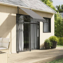 Vidaxl - Auvent rétractable anthracite 100x150 m tissu et acier