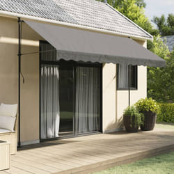 Vidaxl - Auvent rétractable anthracite 350x150 m tissu et acier