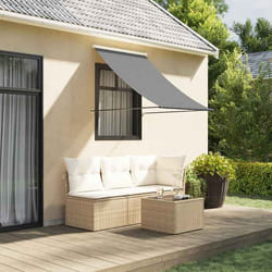 vidaXL Auvent rétractable anthracite 100x150 m tissu et acier store auvent de patio auvent de fenêtre stores auvent de 368750