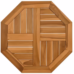 Donnez une nouvelle vie à votre table de jardin avec ce dessus de table en bois. C'est une excellente solution pour renouvele ...