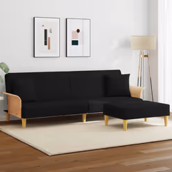 VidaXL 3216217 canapé Noir