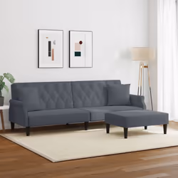 VidaXL 3216220 canapé Gris