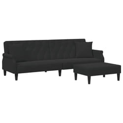 VidaXL 3216222 canapé Noir