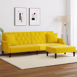 VidaXL 3216223 canapé Jaune