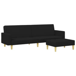 VidaXL 3216226 canapé Noir