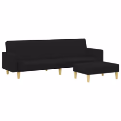 VidaXL 3216229, Noir, mousse, Polyester, Polywood, 770 mm, 550 mm, 310 mm