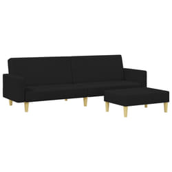 VidaXL 3216229 canapé Noir