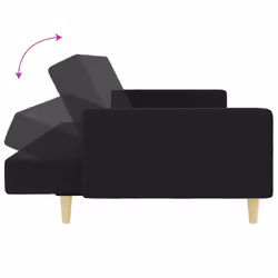 VidaXL 3216229 canapé Noir - Vue supplémentaire 5