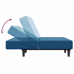 VidaXL 3216230 canapé Bleu - Vue supplémentaire 6