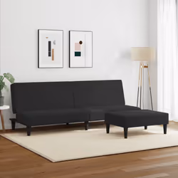VidaXL 3216234 canapé Noir