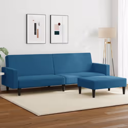 VidaXL 3216235 canapé Bleu