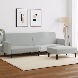 VidaXL 3216236 canapé Gris