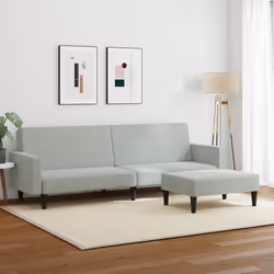 VidaXL 3216236 canapé Gris