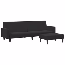VidaXL 3216239, Noir, mousse, Polyester, Polywood, 770 mm, 550 mm, 310 mm